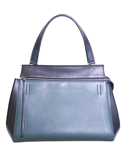 Edge Bag, Leather, Green/Black, F-CE-0133